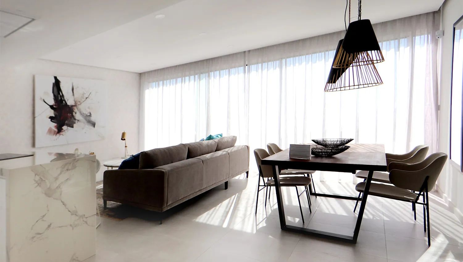 Luxe appartementen en penthouses met panoramisch zeezicht in Mijas foto 2