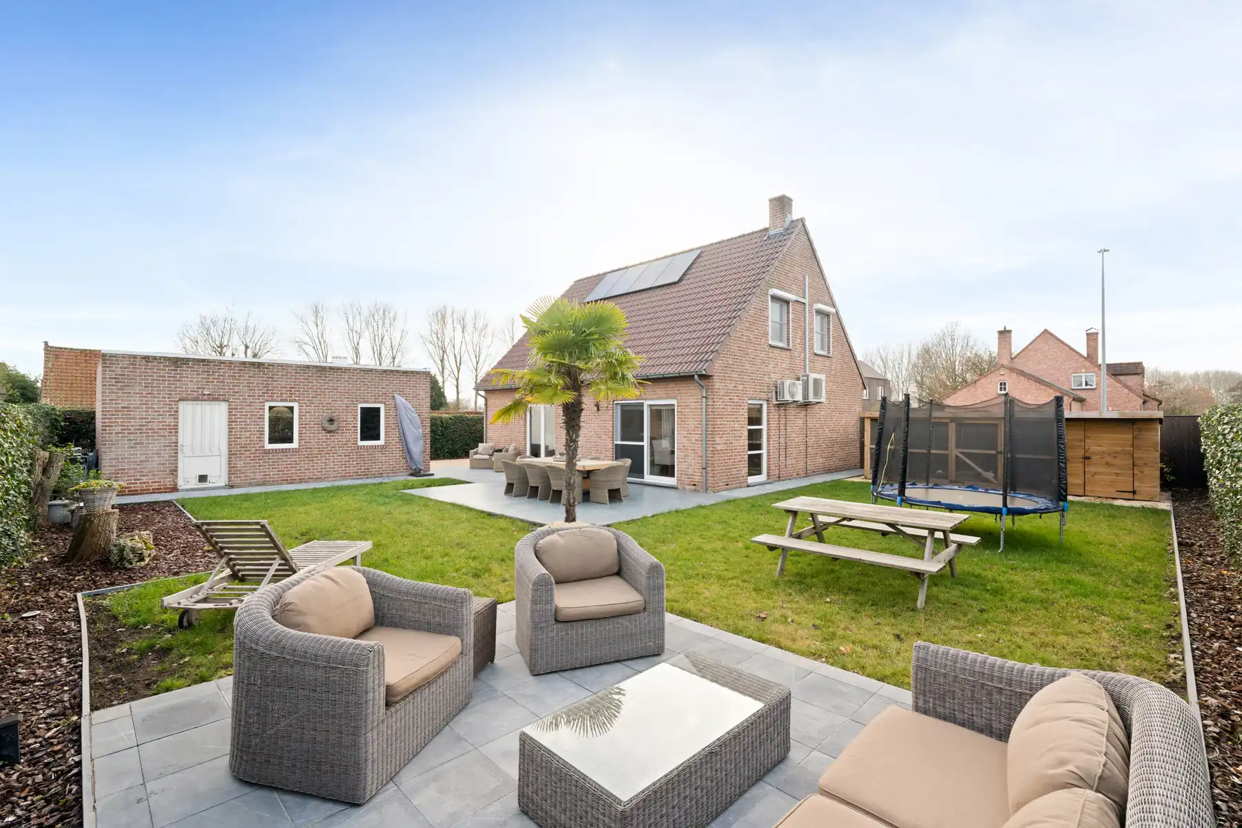 Energiezuinige gezinswoning met grote zuidgerichte tuin in Lochristi foto 24
