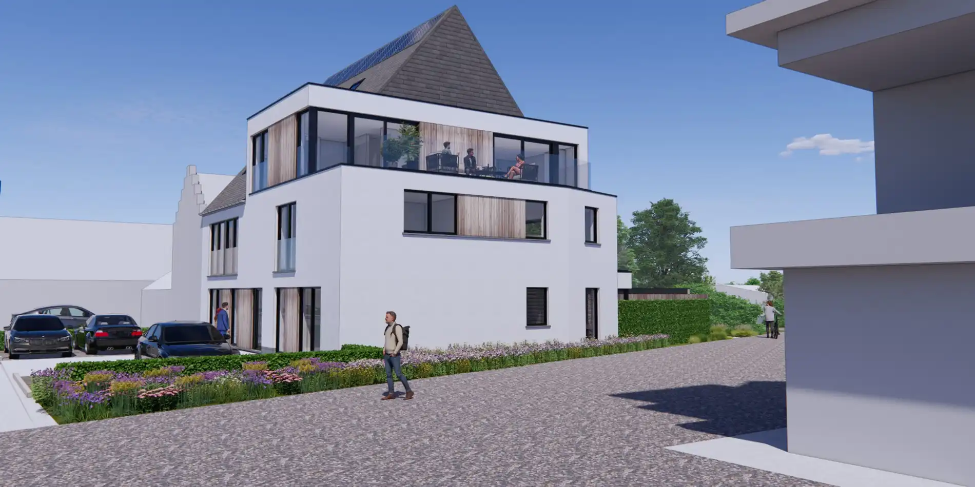 Modern en ruim appartement met 2 slaapkamers, zolderruimte en groot terras. foto 13