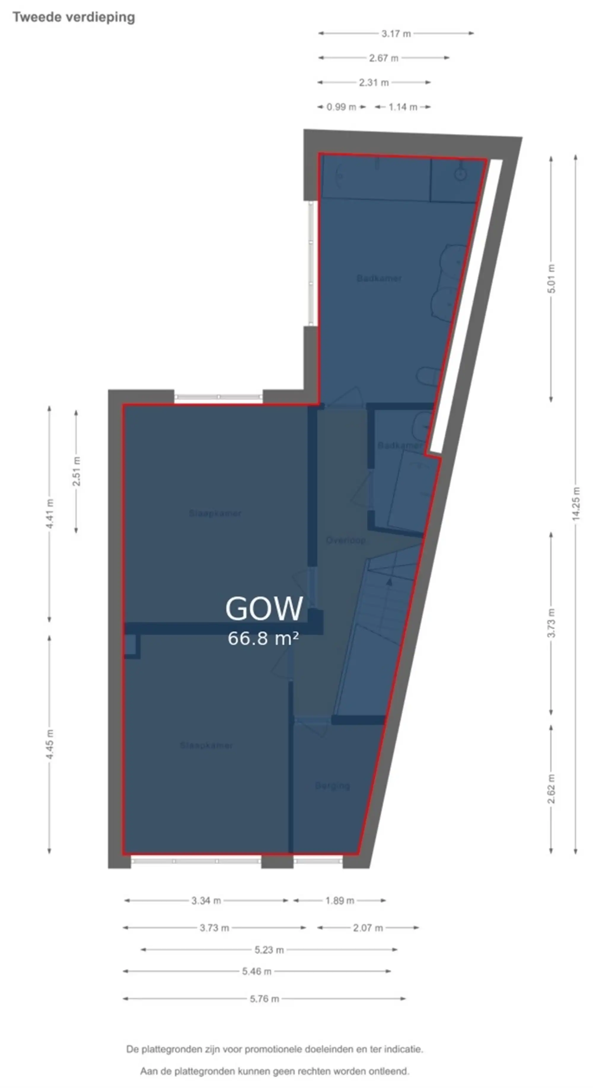 Triplexappartement (160 m²) met privé-ingang foto 59