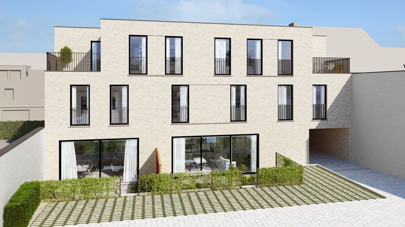 Nieuwbouwappartement gelijkvloers foto 1