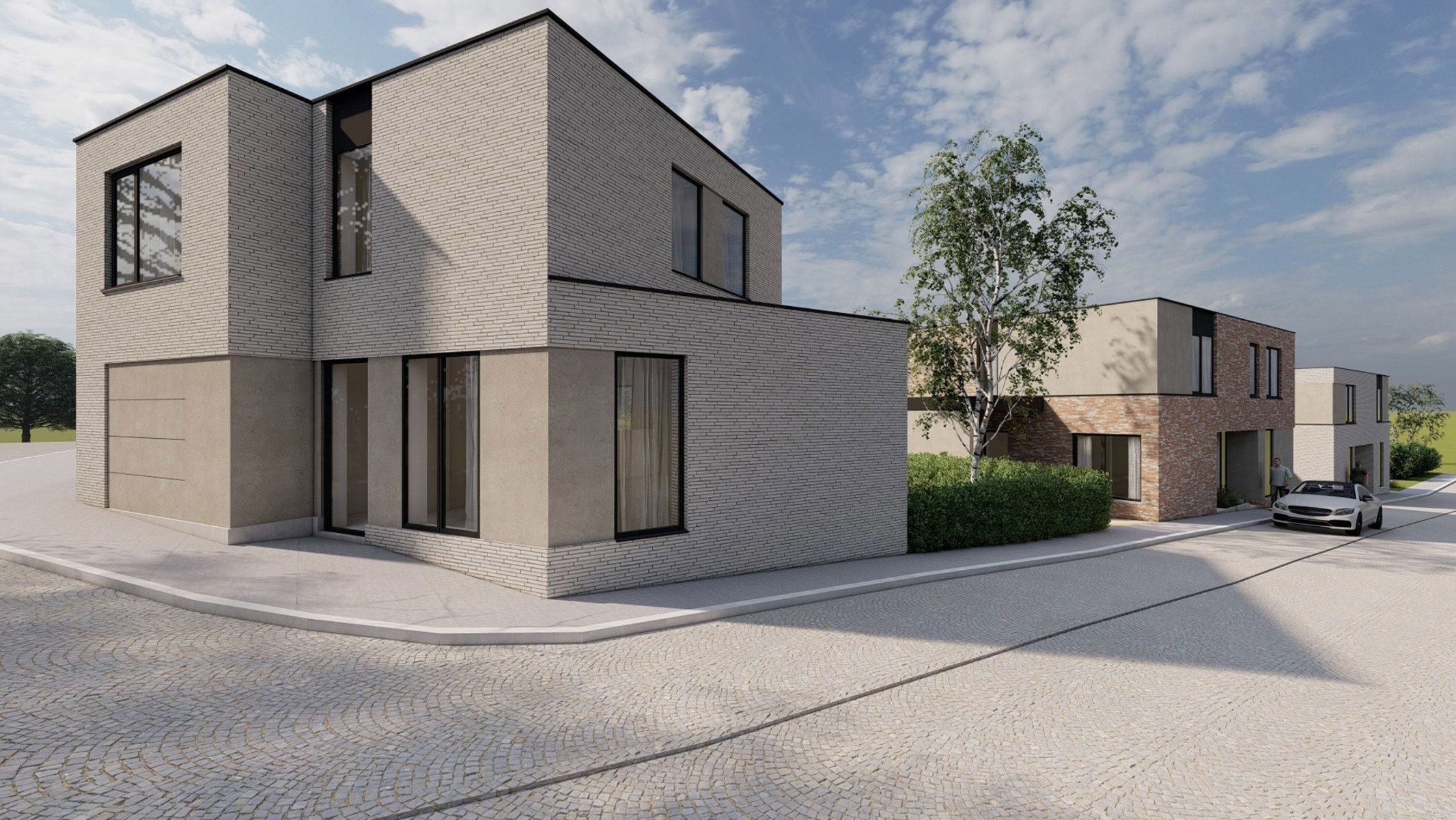 Hoekwoning met vier slaapkamers, garage en tuin foto 1