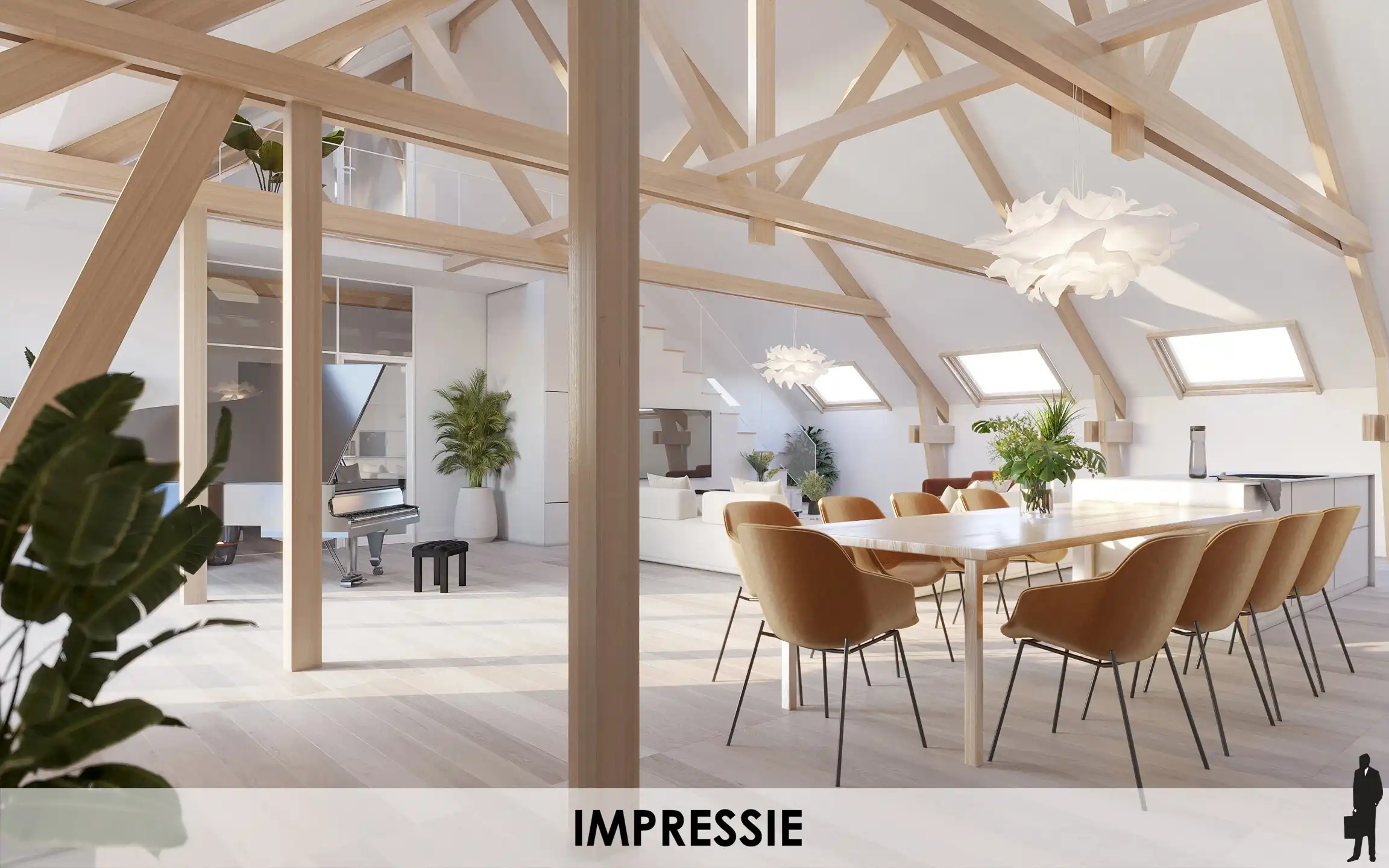 Penthouse van 264m² + terras in een uniek historisch kader foto 6