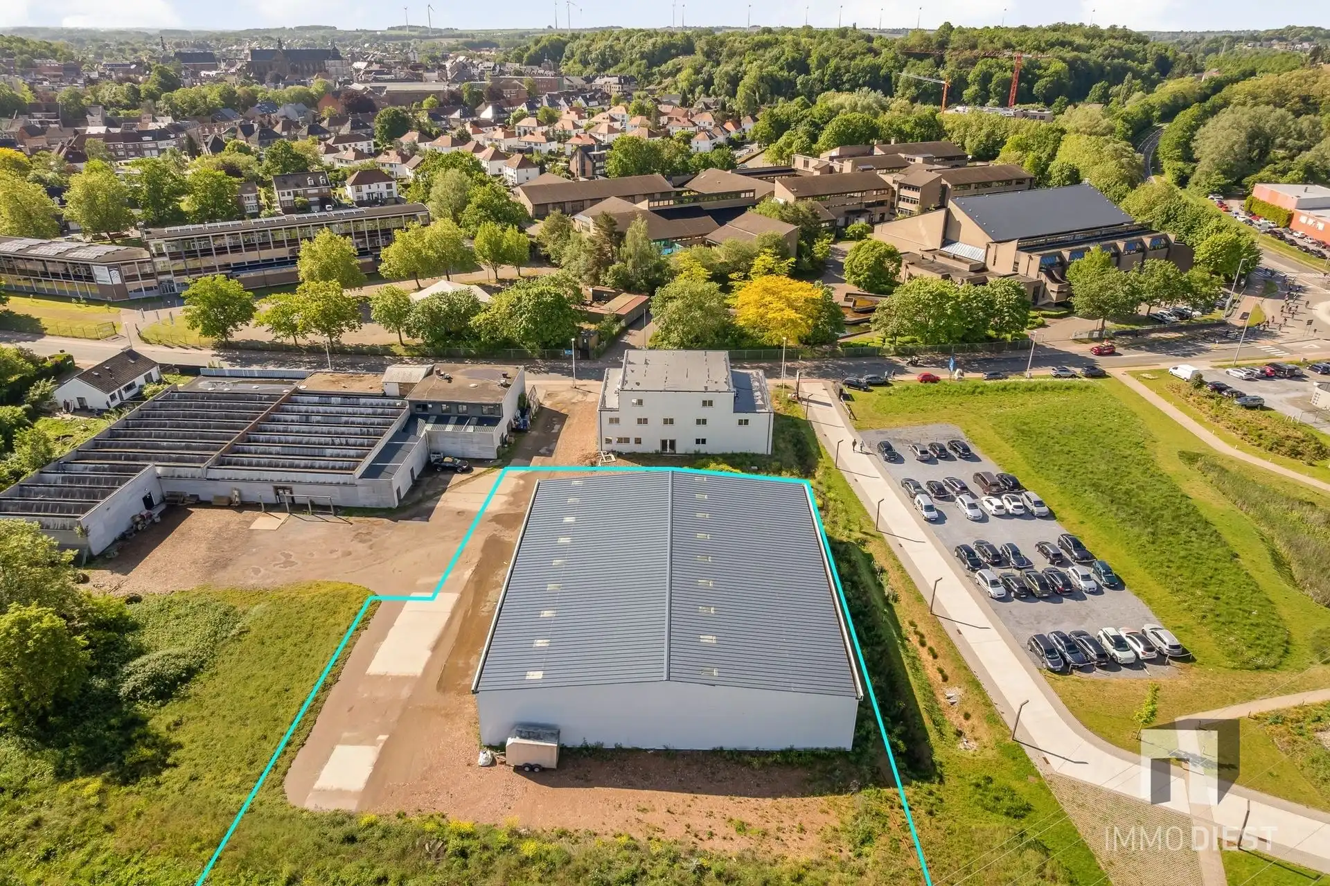 Nieuwbouw loods in KMO-zone Diest, conciergewoning mogelijk foto 6