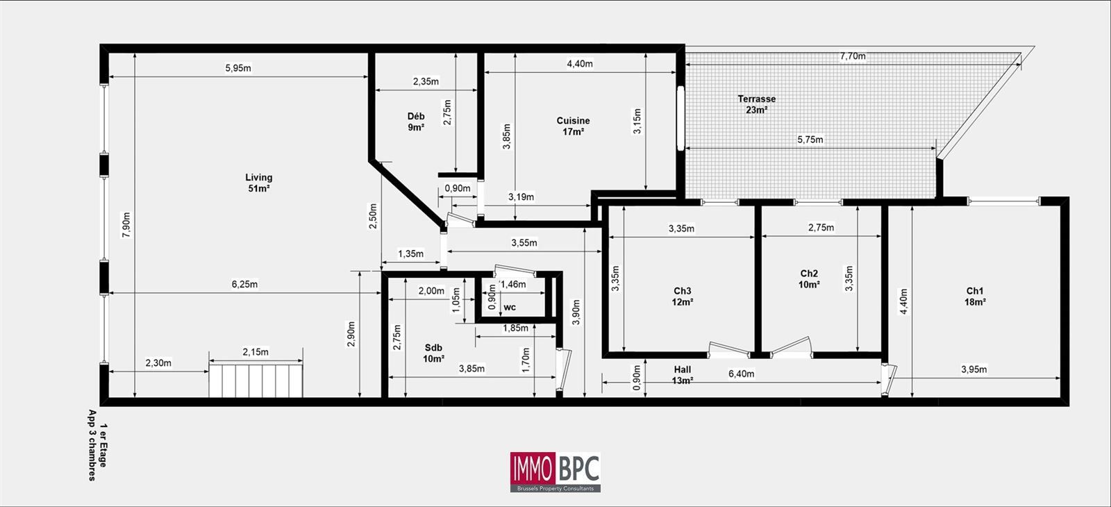 Magazijn van 200 m² + appartement van 150 m² (3 slk) + terras van 20 m² foto 33