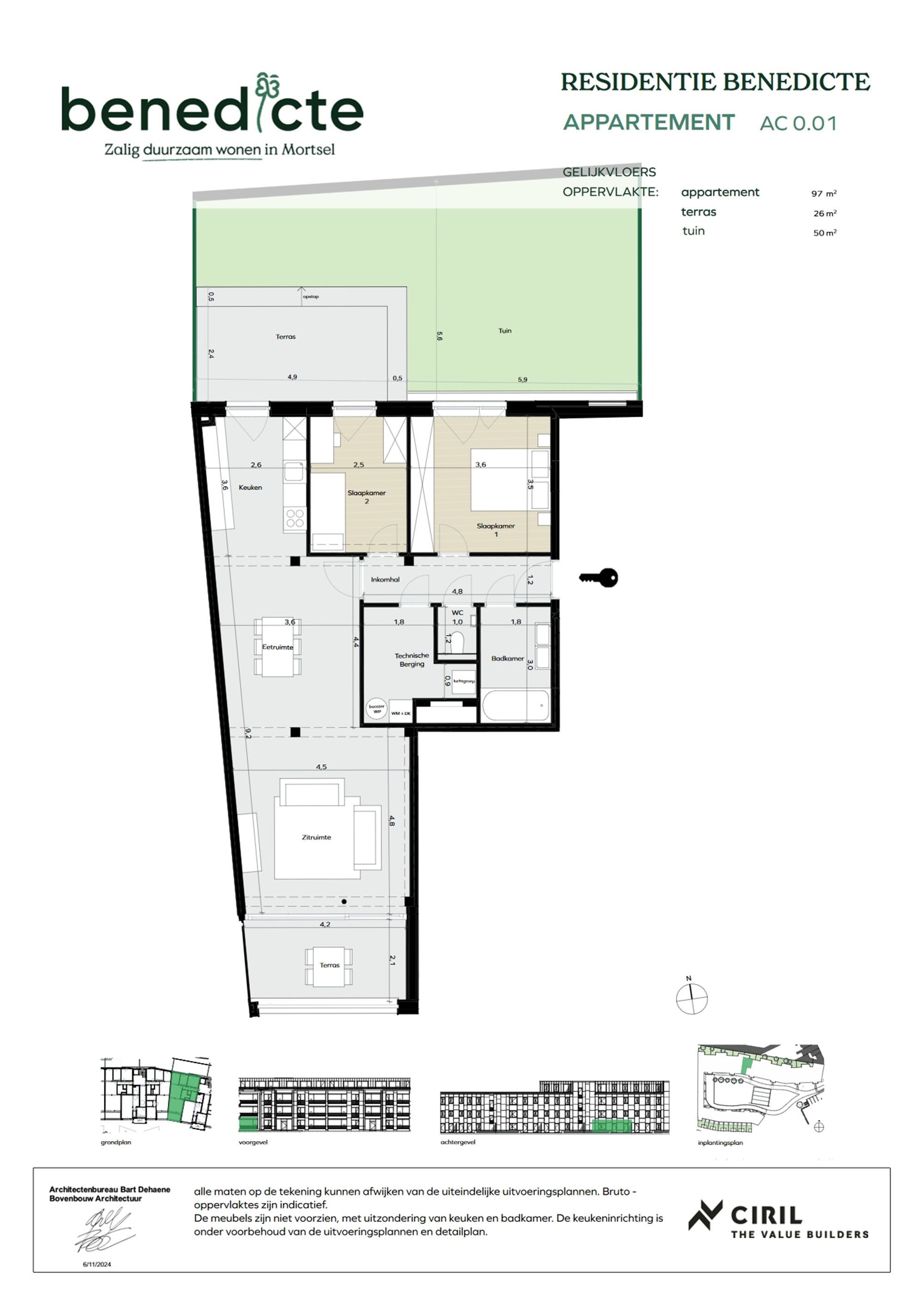 Gelijkvloers appartement met tuin en twee terrassen foto 15