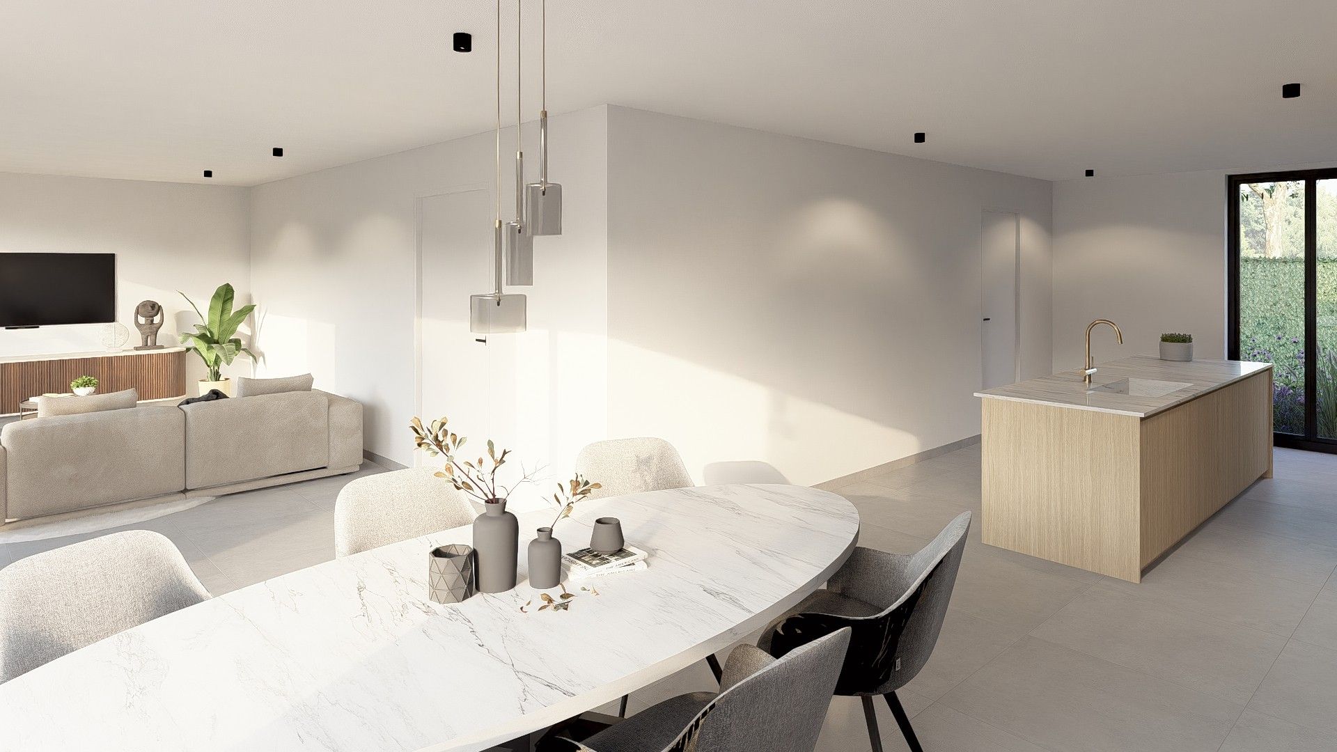 Nieuwbouwwoning op 2a65ca met 3 slpk's en overdekte carport te Maasmechelen foto 12
