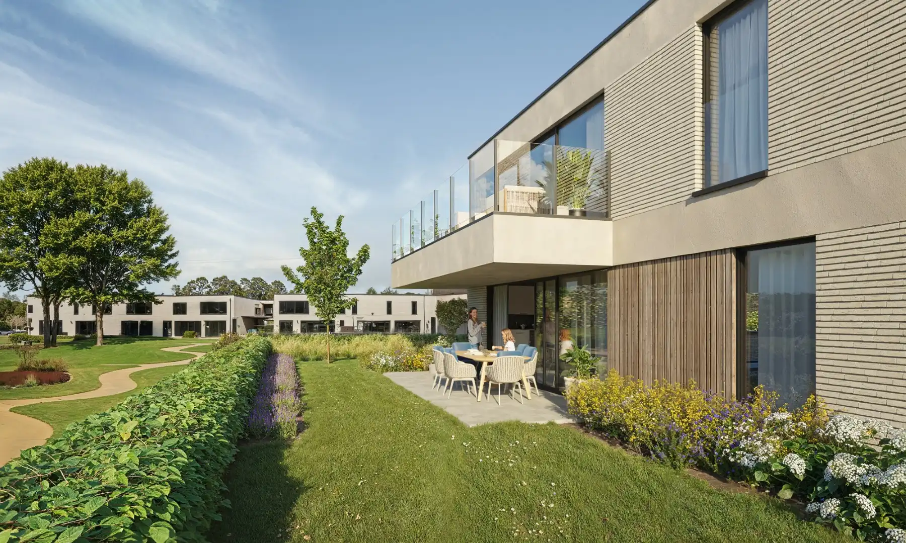 Gelijkvloers appartement met 2 slpk en ruim terras foto 4