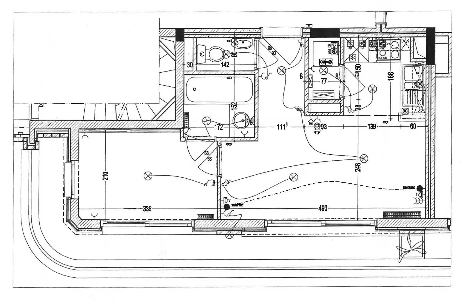 LICHTRIJK - Prachtig gemeubeld Studio (met TUIN) - 1 slpk foto 12