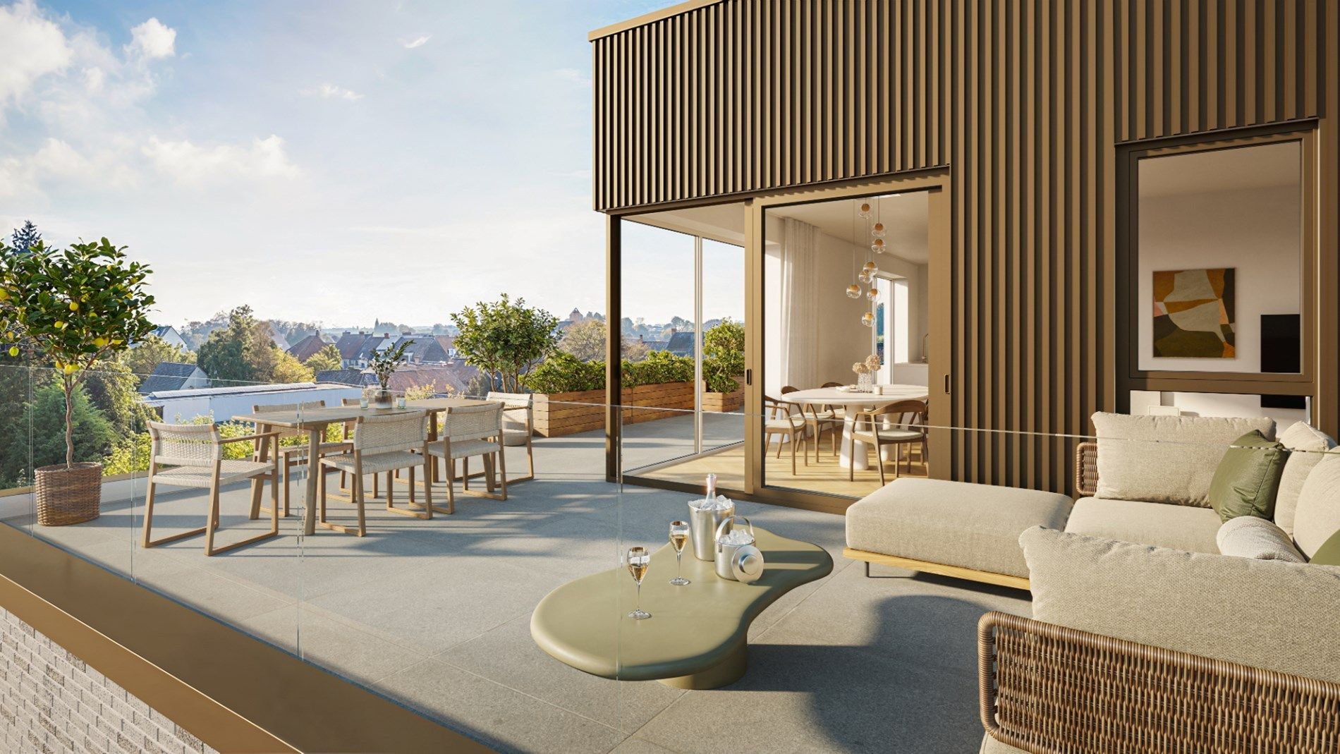 Hedendaags nieuwbouwappartement met 2 slaapkamers en zuidgericht terras in Residentie De Kloostertuin. foto 8