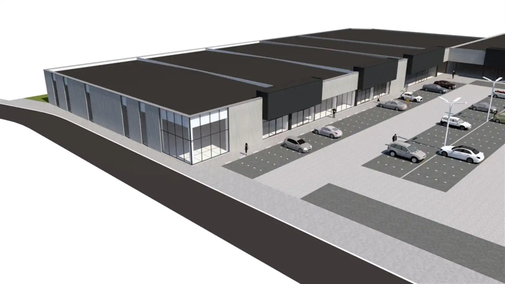 TE HUUR: Retailpand van 700m² te Pelt! foto 2