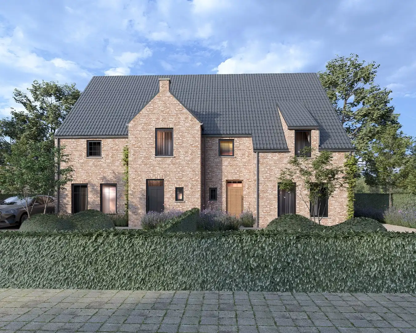 BEN-nieuwbouwwoning (CASCO) op een perceel van 04a70ca op een rustige locatie te Neeroeteren!  foto 2