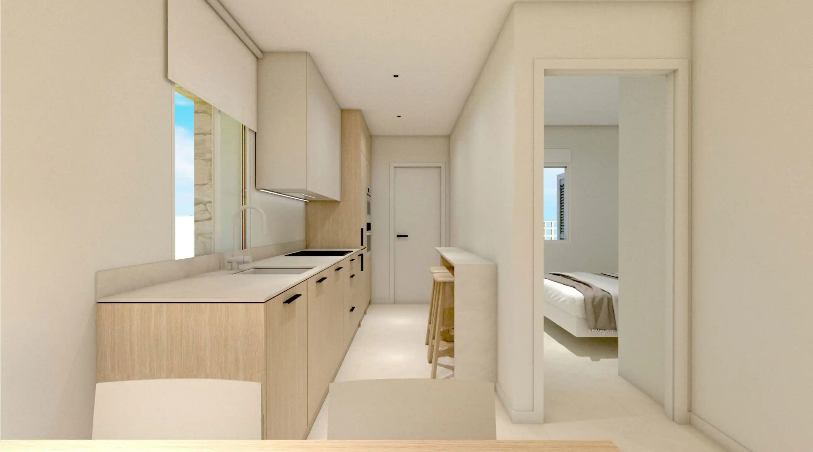 SPANJE - Appartementen Ibiza-stijl 1km van strand, zee. foto 17