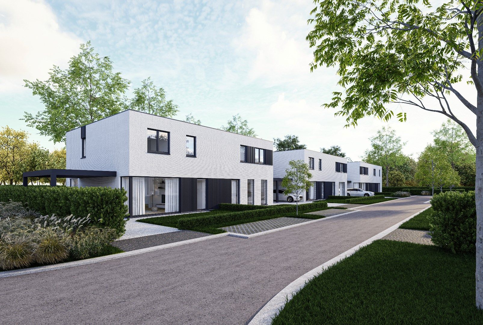 Rustig gelegen nieuwbouwwoning net buiten het centrum van Gistel. foto 1