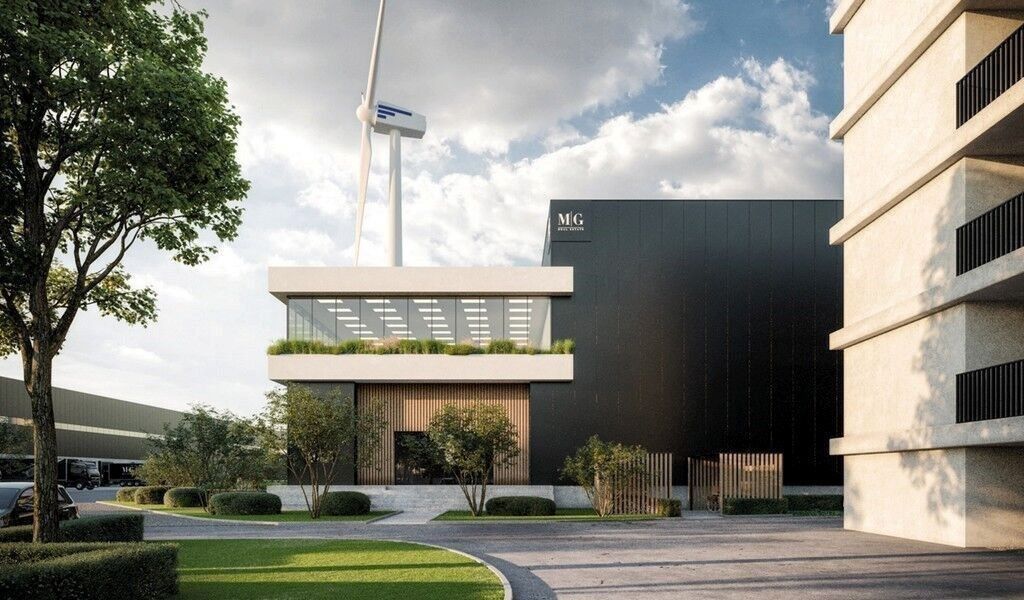 Bedrijfsgebouw op nieuwe logistieke site MG Park Kennedy te Gent foto 5