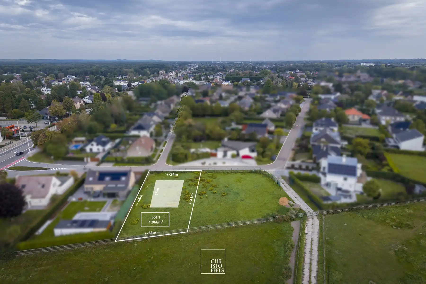 Villabouwgrond (1.066m²), residentiële ligging en vrij uitzicht foto {{pictureIndex}}