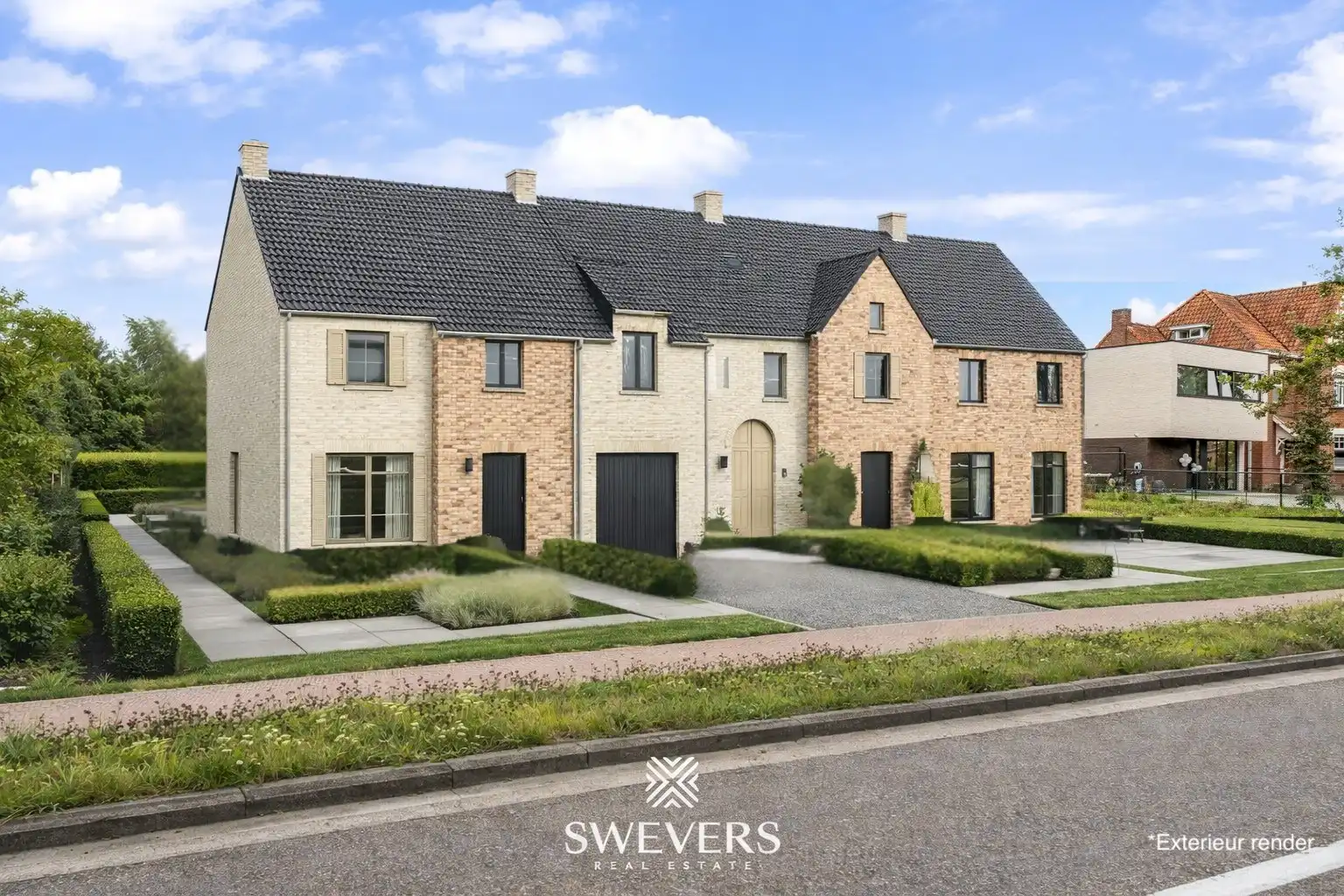 Projectgrond (25a42) voor 3-woonst of 2 open bebouwingen in Helchteren foto {{pictureIndex}}