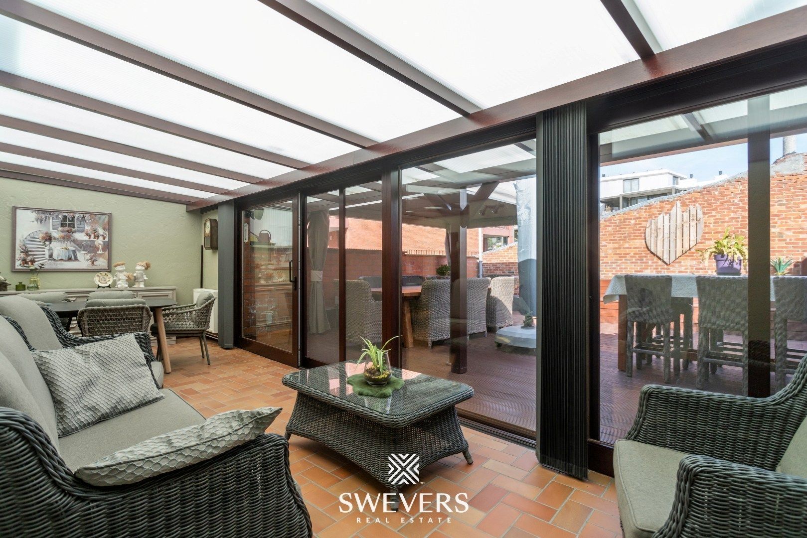 Ruim duplexappartement met grote veranda, riant terras, tuin en garage in hartje Lummen foto 18