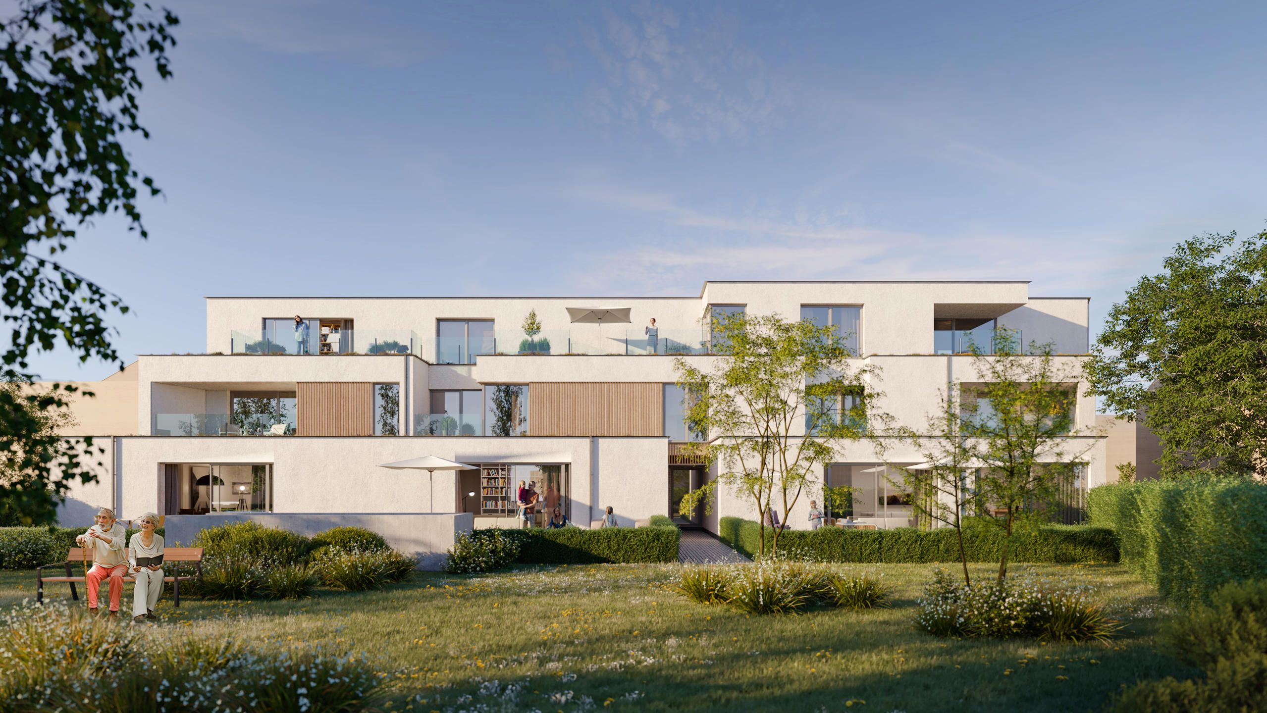 Nieuwbouwappartement met 2 slaapkamers foto {{pictureIndex}}