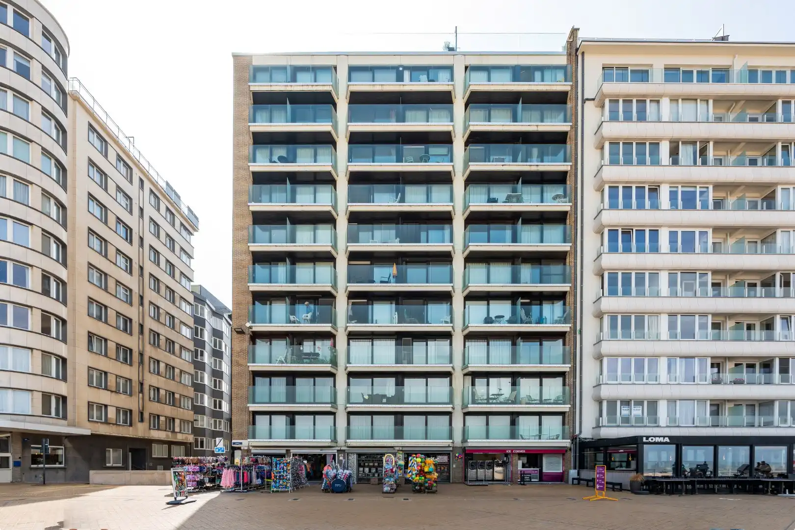 Studio met zijdelings zeezicht in het centrum van Oostende  foto 13