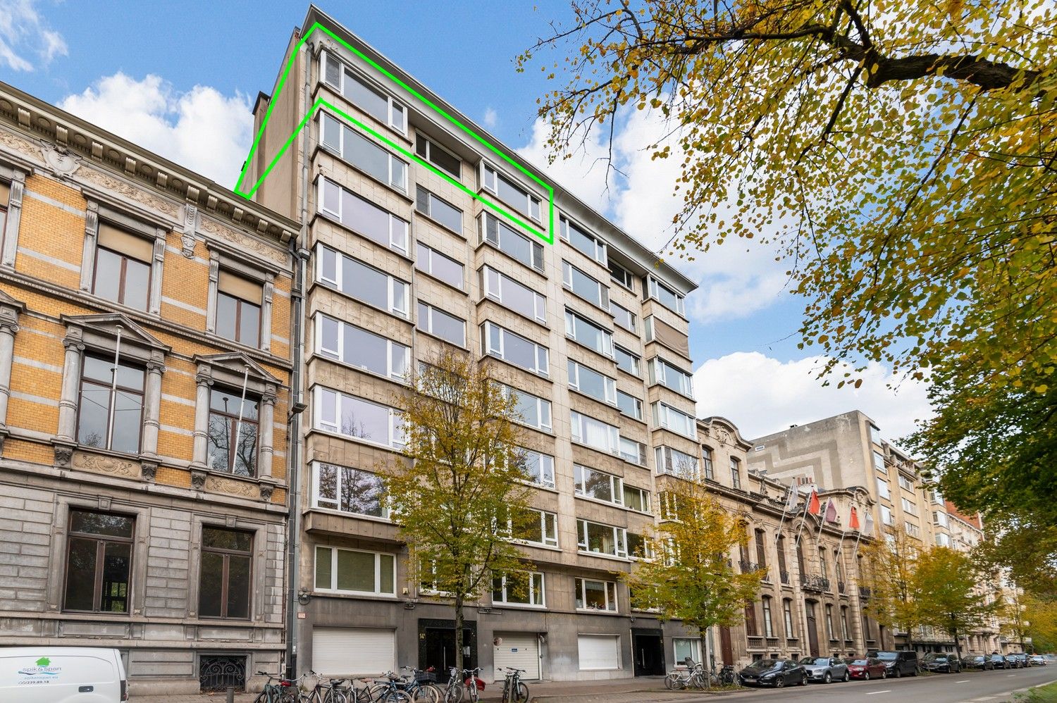 Uitzonderlijk art-deco penthouse met panoramisch uitzicht op het Albertpark foto 30