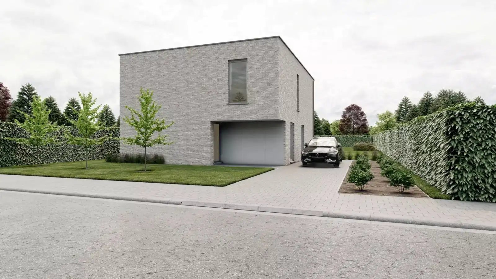 Nieuwbouwwoning, open bebouwing, 3 slpk, 14a 53ca, rustig gelegen te Kermt foto 1