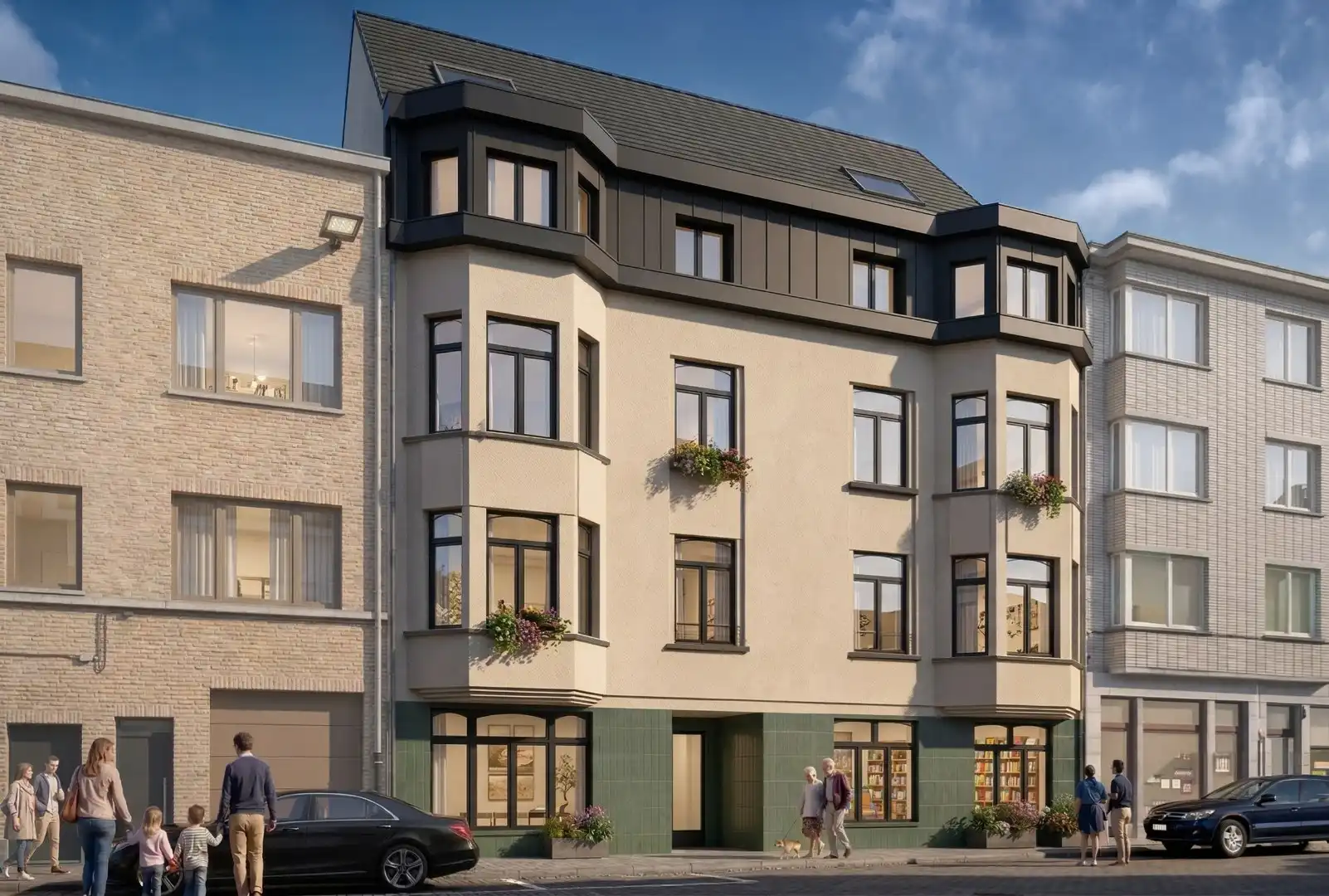 KNAP APPARTEMENT MET PRACHTIG ZONNETERRAS PAL IN CENTRUM foto 4