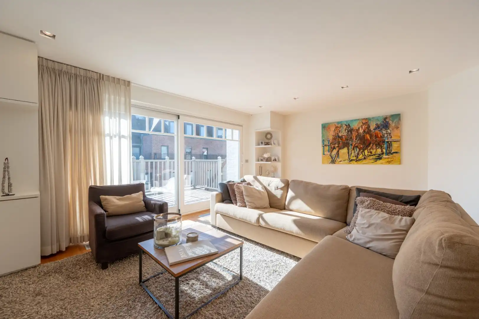 Duplexappartement met zonnige terrassen, 3 slk's en dubbele parking in de residentie  foto 4