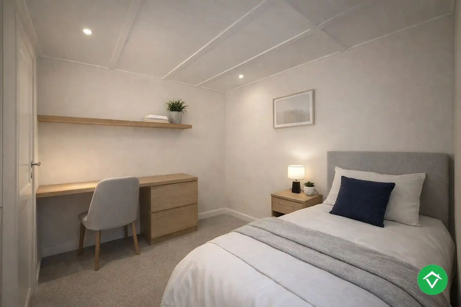 Ruime woning met 5 slaapkamers, garage en diepe tuin te Houthulst foto 21