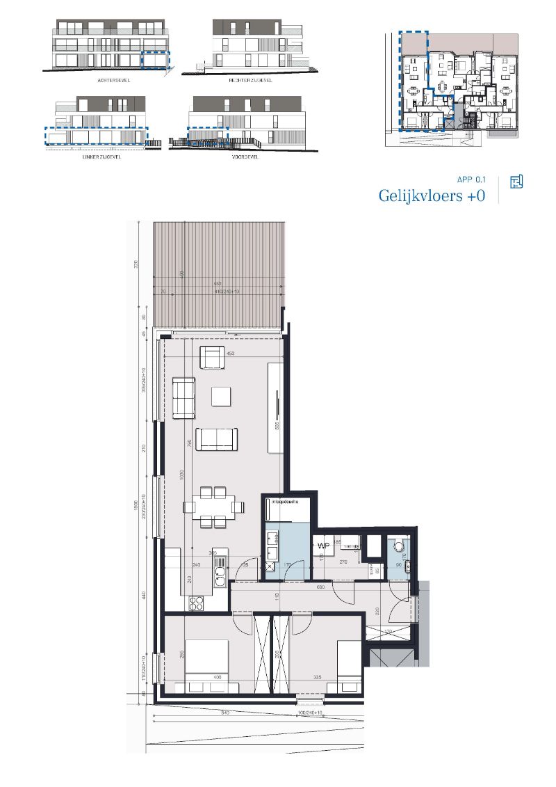 Denderleeuw, Anjelierenlaan - Steenweg - Fase 3 (Anjelierenlaan) - appartementen: Lot 12B/0.1 foto 2