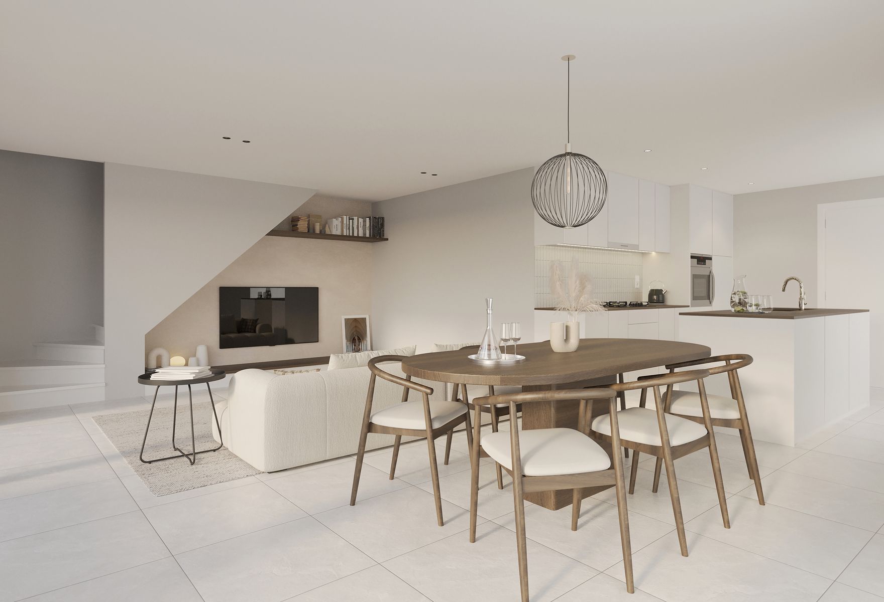 Ruime, energiezuinige halfopen nieuwbouwwoning te Eernegem. foto 2