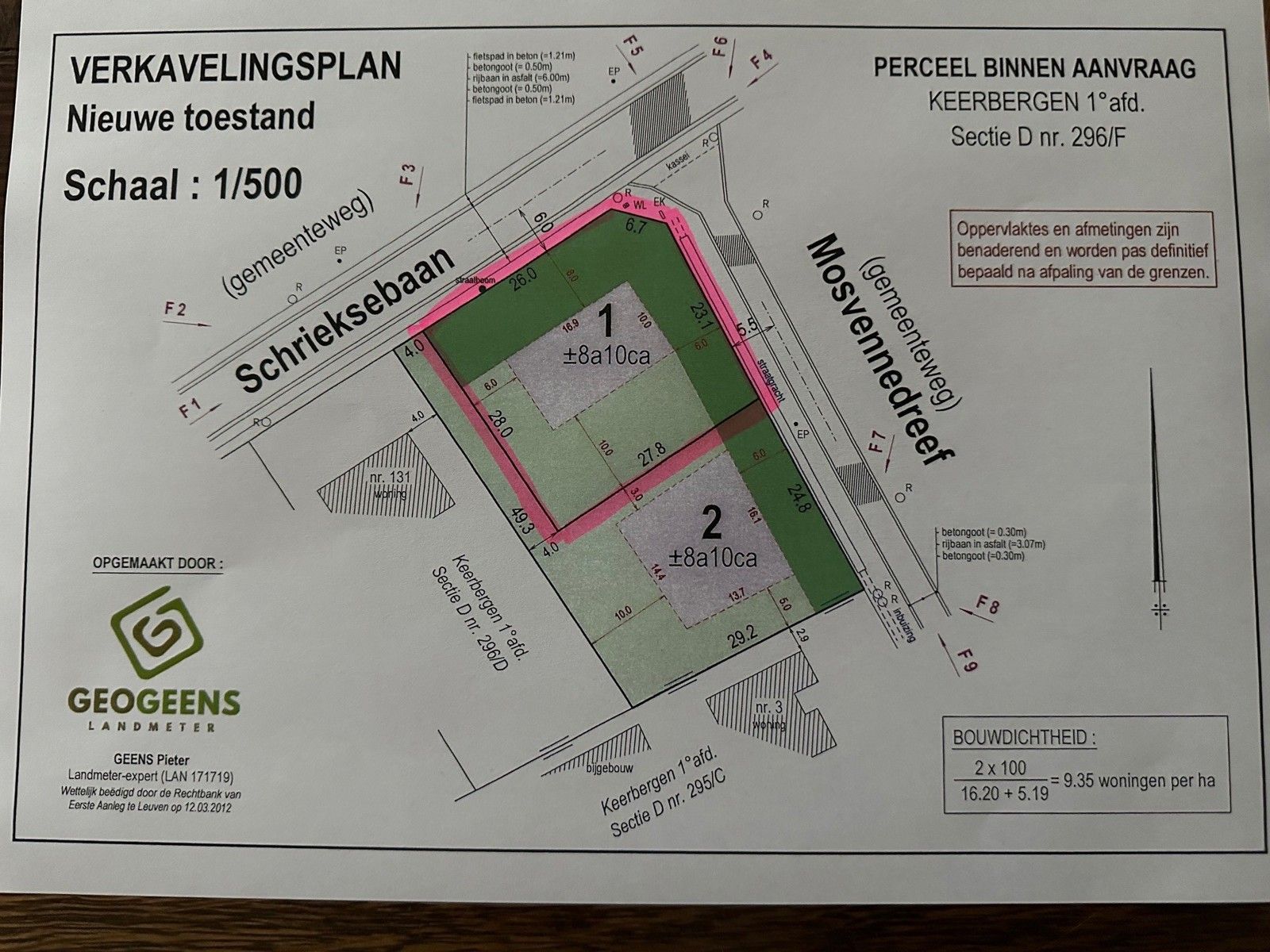 Interssante bouwgrond OB 810 m2 te 3140 KEERBERGEN foto 6