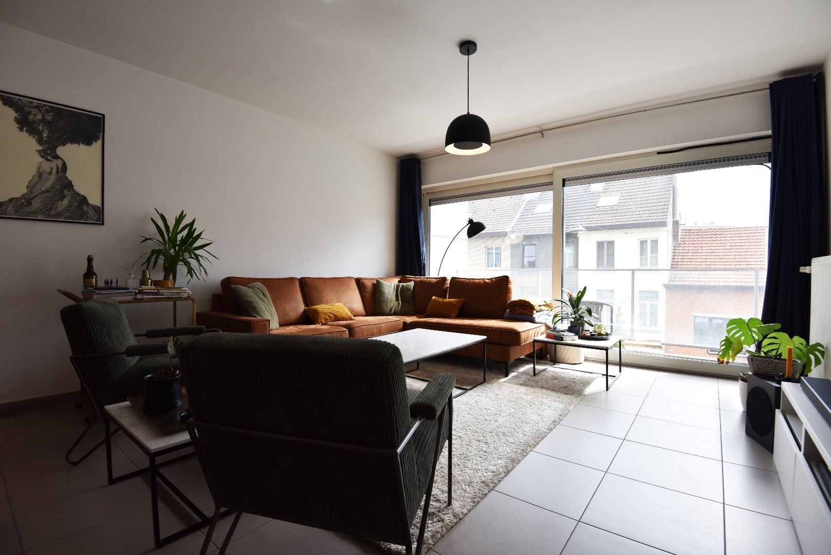 Appartement (74m²) nabij Zuidpark met 2 slpks, terras en autostaanplaats te Gent foto {{pictureIndex}}