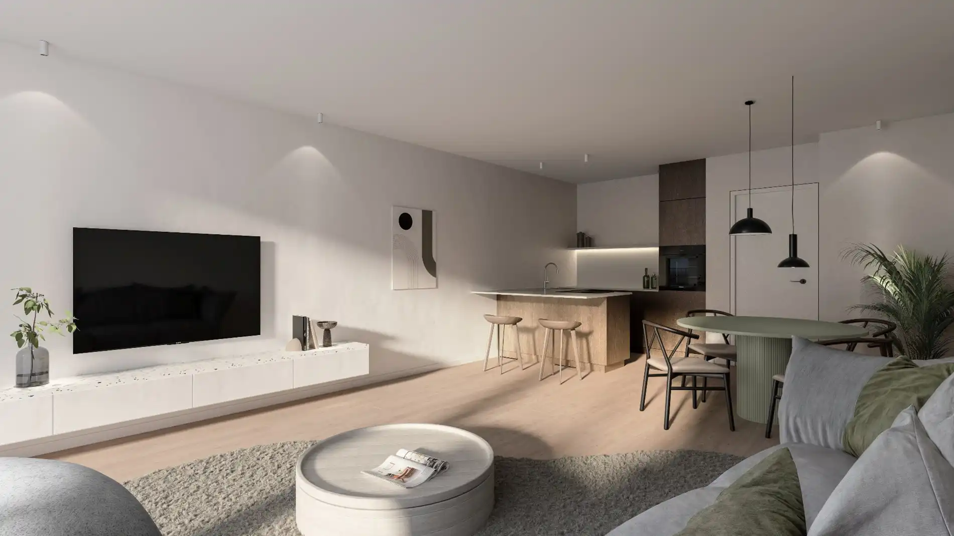 Modern éénslaapkamerappartement in nieuwbouwresidentie “Antoine” – centraal gelegen in Heist foto 5