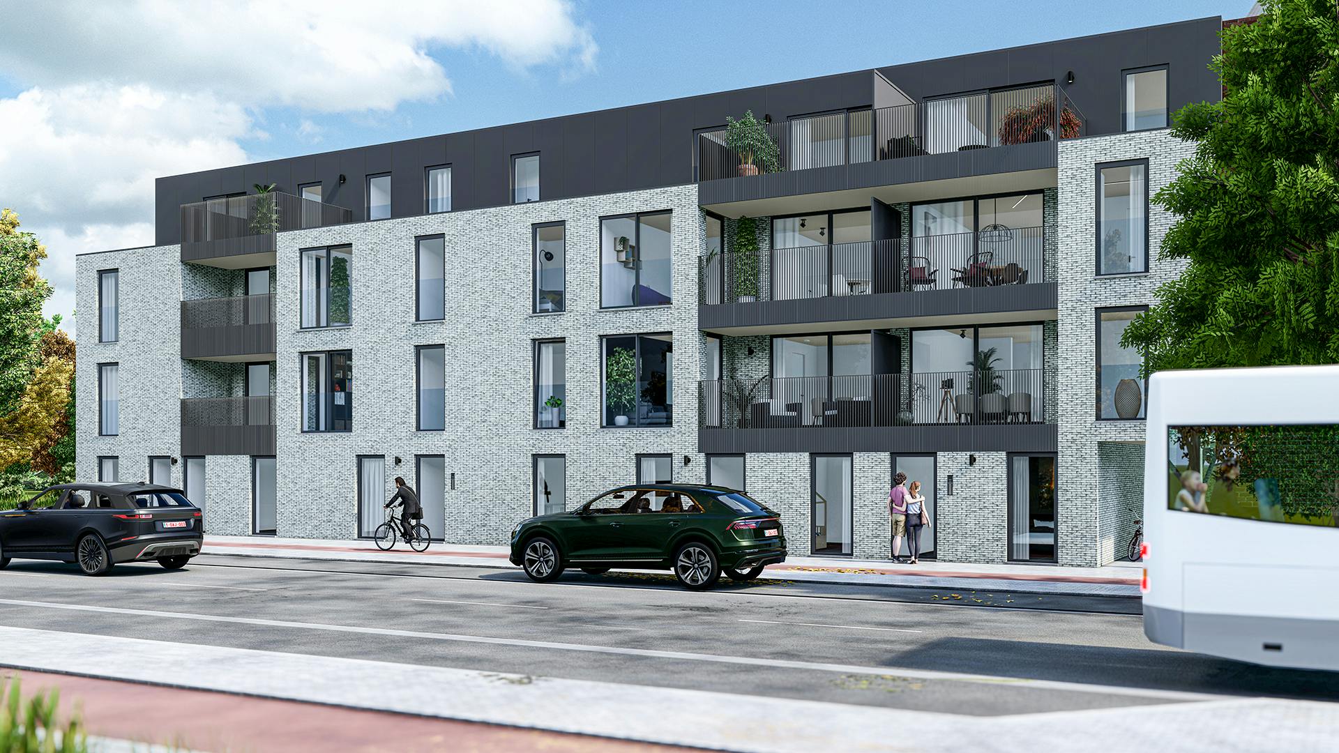 25 NIEUWBOUW WOONEENHEDEN OP TOPLOCATIE TE GENK foto {{pictureIndex}}