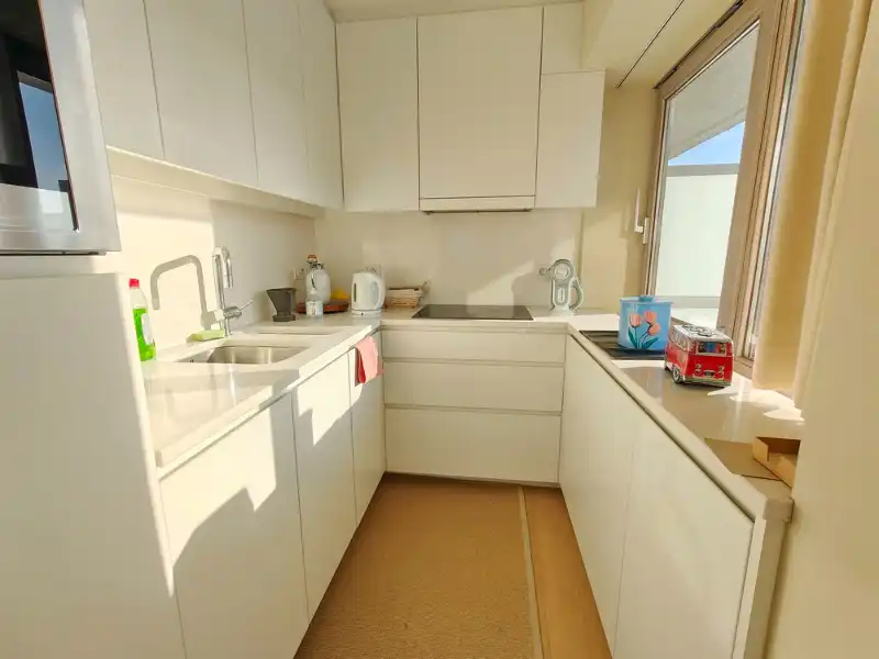 Hoekstudio met riant terras en zicht op zee! foto 5