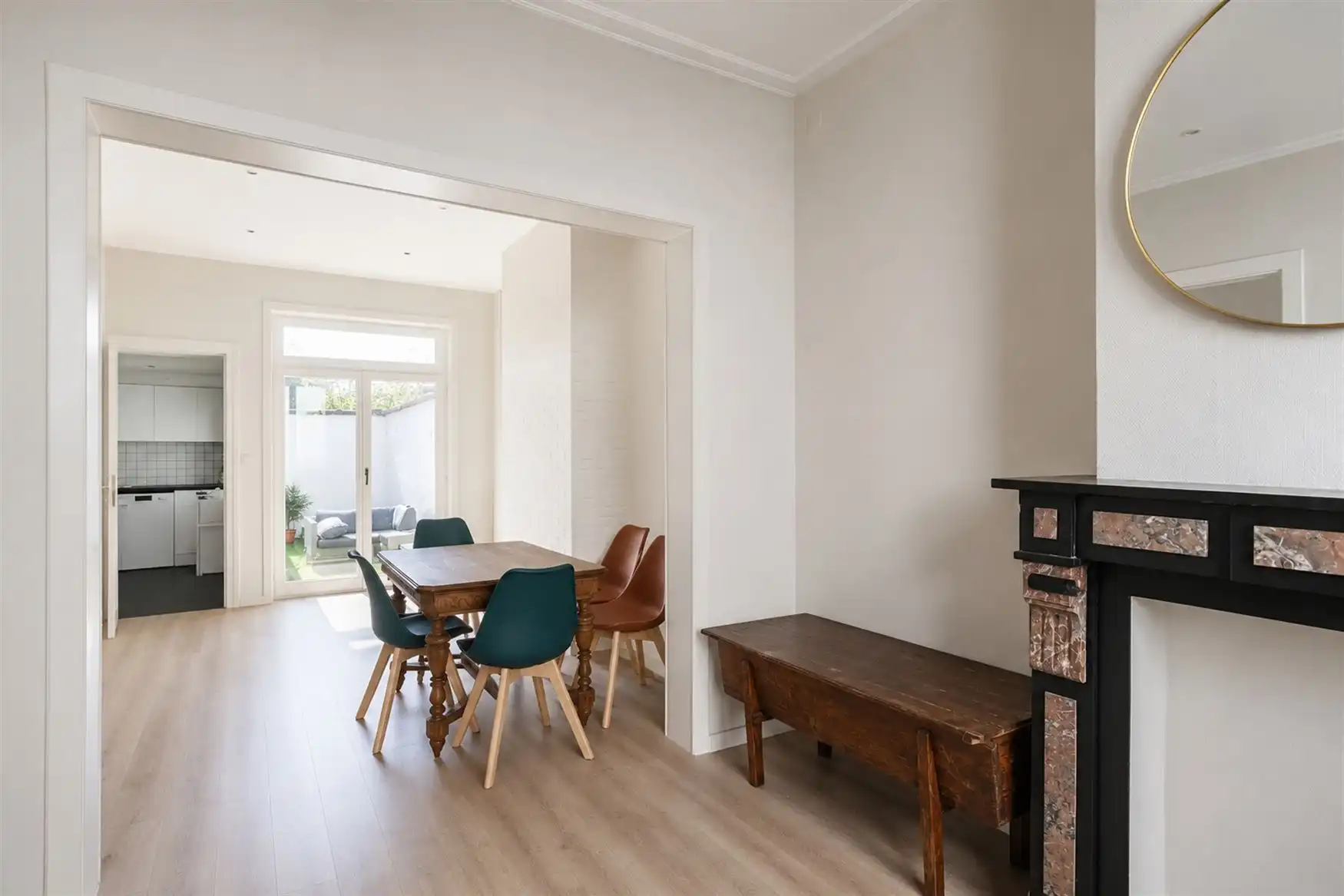 Karakterwoning met hoge plafonds op topligging in Gent foto 3