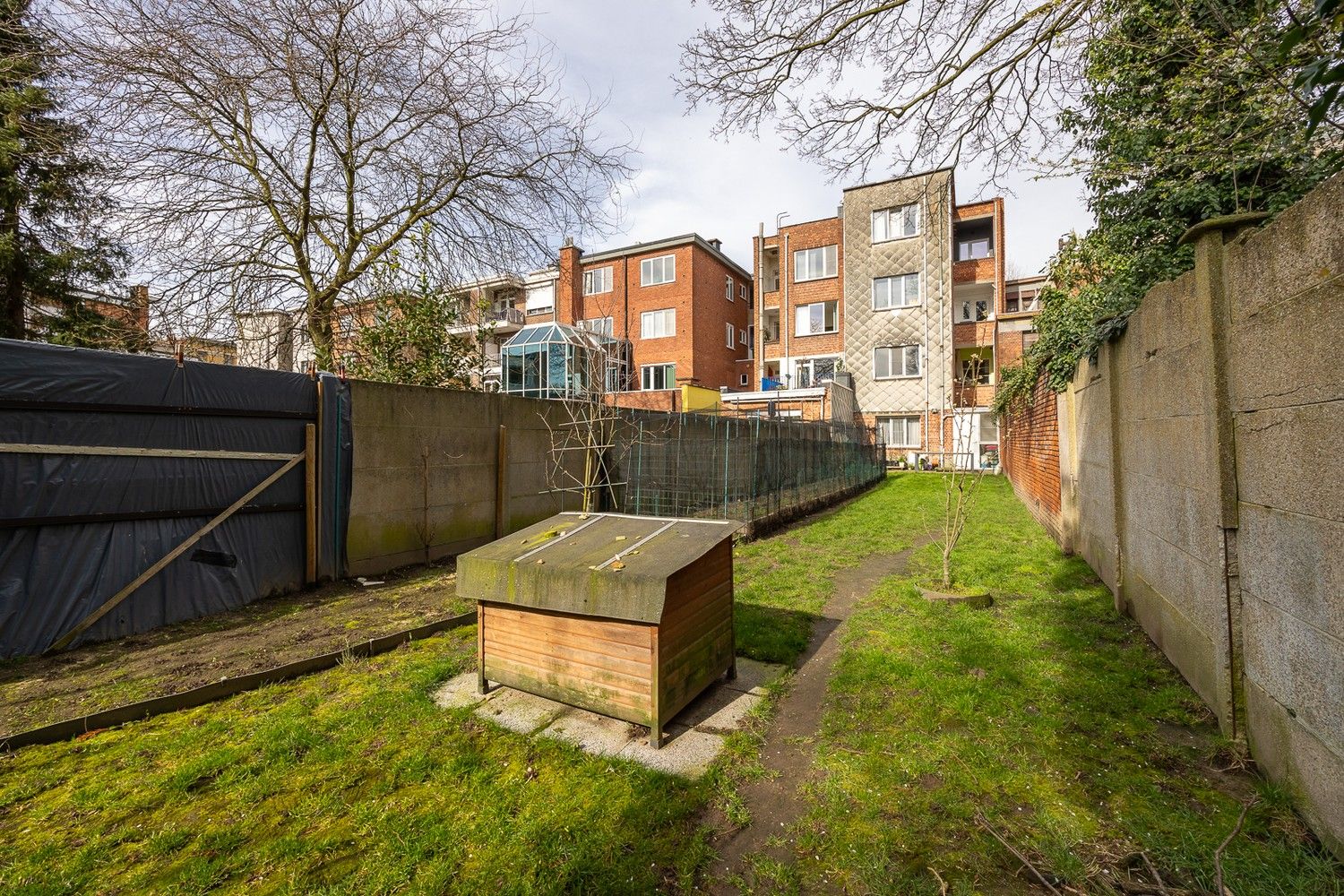 2-slk gelijkvloers appartement met aanzienlijke Z-tuin vlakbij het Te Boelaerpark foto 13