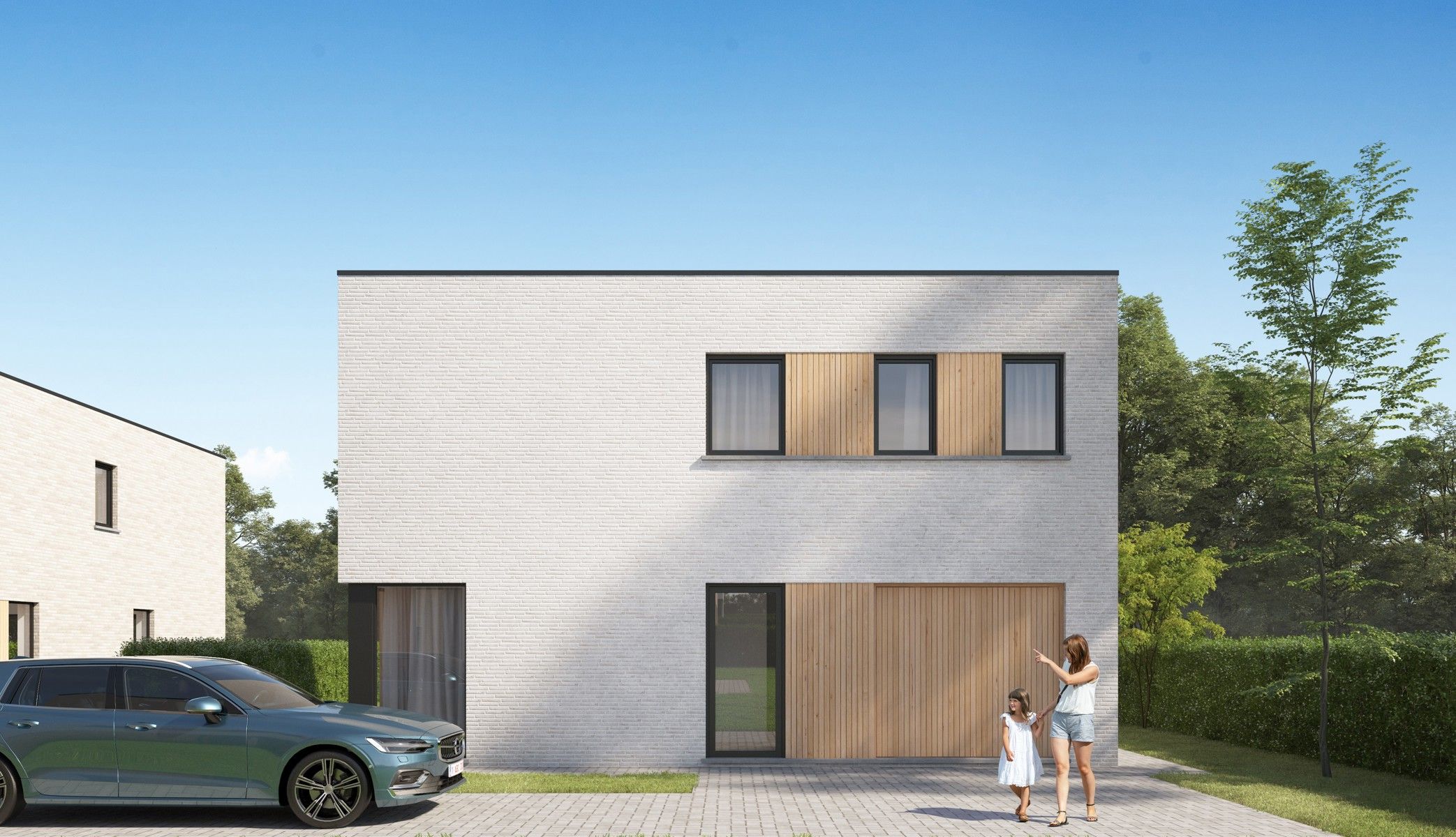 Moderne, vrijstaande woning foto {{pictureIndex}}