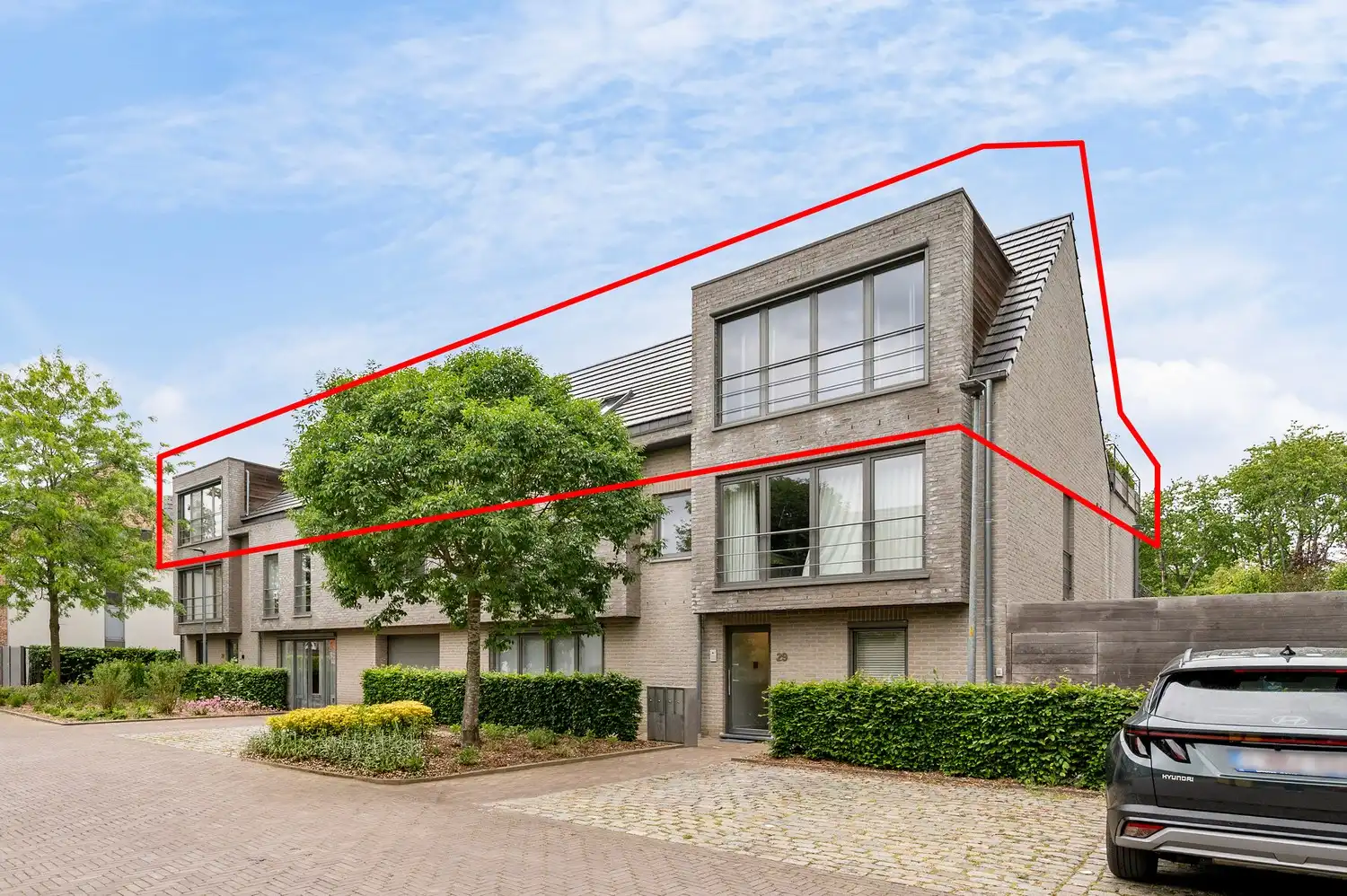 High-end penthouse met zeer ruim dakterras. foto 3