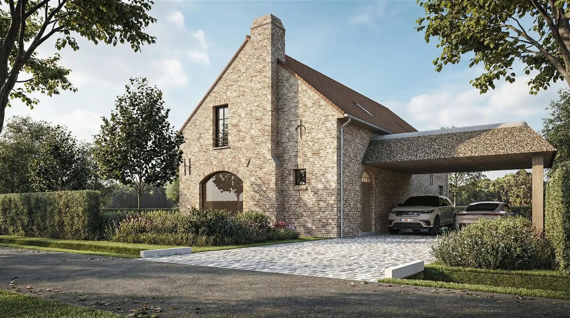 Unieke nieuwbouw hoeve te koop in Aarschot/Langdorp! foto {{pictureIndex}}