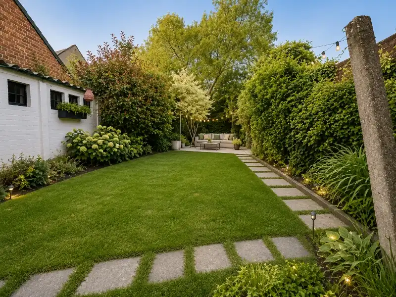 Te renoveren woning met 3 slaapkamers en leuke tuin op een totale oppervlakt van 215m². Via A. I. hebben we alvast wat foto's laten bewerken om te tonen wat de mogelijkheden zijn. foto 3
