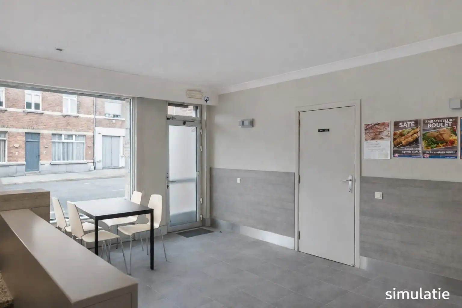 TE HUUR – Instapklare frituur met woongelegenheid, 3 garages en tuin – Olen foto 5