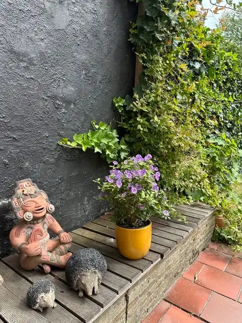 Groot woonhuis op 3 verdiepingen, bestaande uit 2 appartementen , met garage en grote tuin .  foto 25