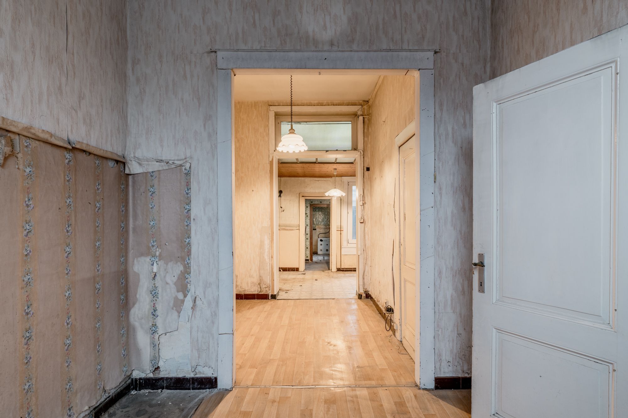 Wrapped in wallpaper: te renoveren of nieuw te bouwen woning in Damtwerpen foto 2