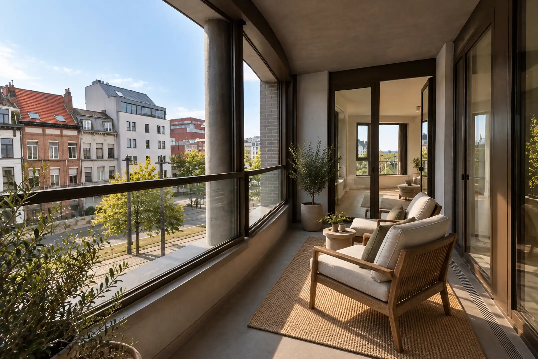 ANTWERPEN - appartement met terras en mooi uitzicht  foto 4