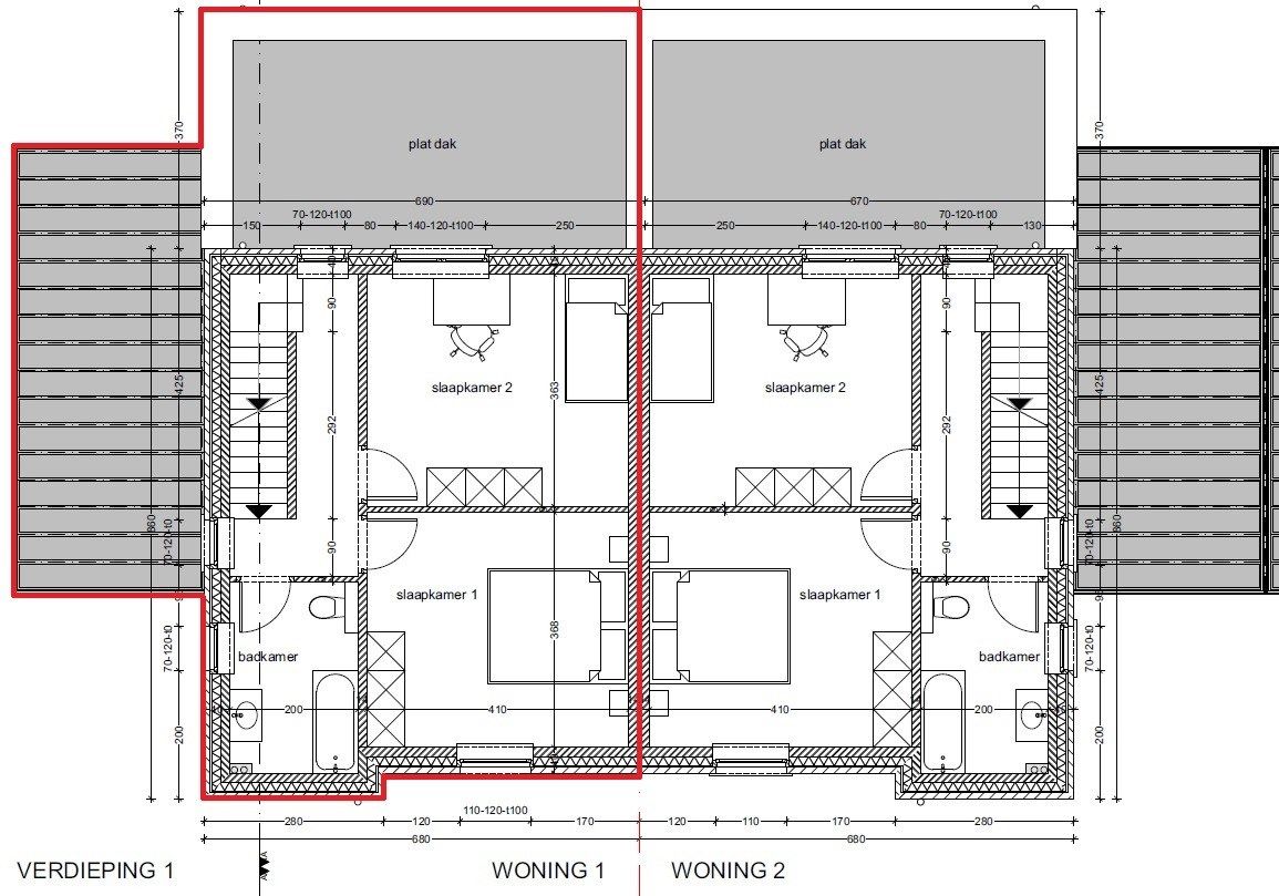 Halfvrijstaande nieuwbouwwoning met drie slaapkamers en carport foto 11
