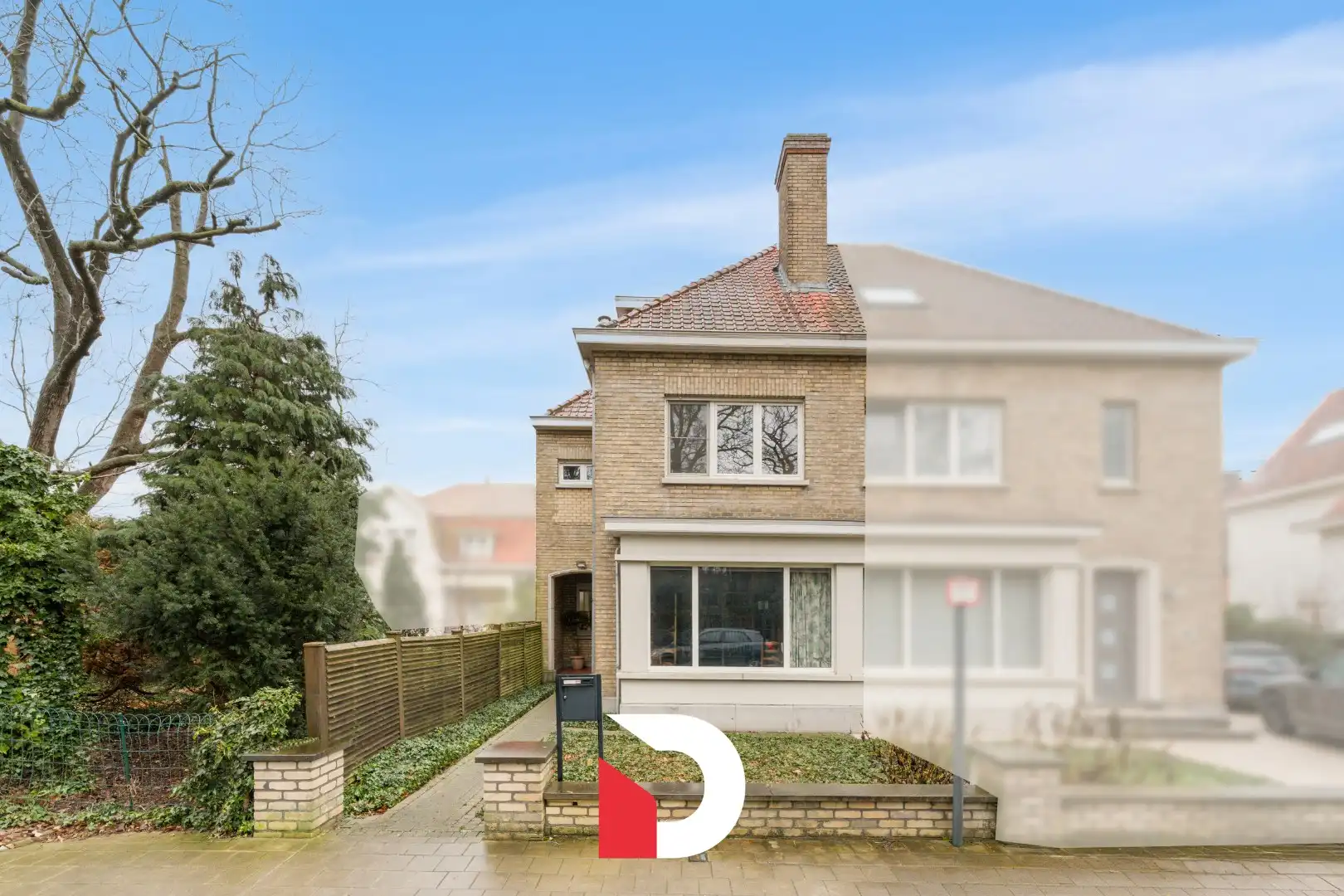 Hoofdfoto van de publicatie: Karaktervolle halfopen woning op een strategische ligging te Assebroek.