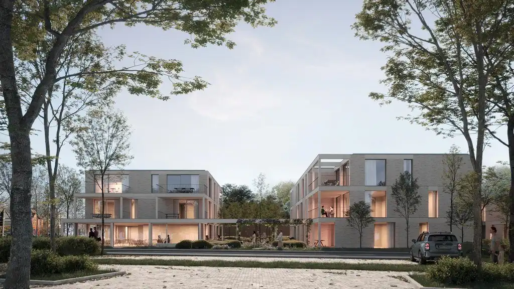 Nieuwbouw commercieel kantoor te koop aan station Eke-Nazareth foto 5