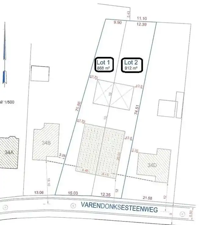 2 bouwloten voor halfopen bebouwing op rustige ligging foto 7